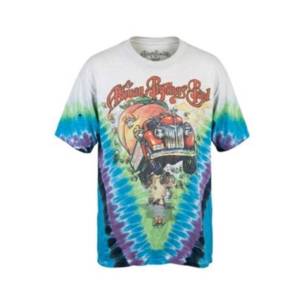 VTG Liquid Blue Allman Brothers Band Shirt Men XL Tie Dye 1997 Graphic Grunge